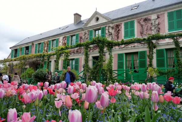 Rodney at Claude Monet's house