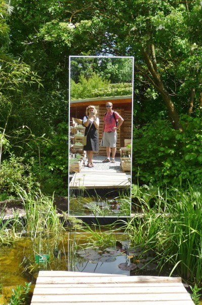 We're in the garden....