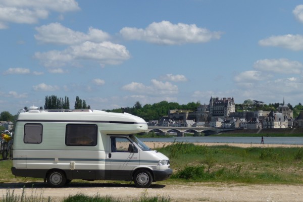 Eileen looking at Amboise