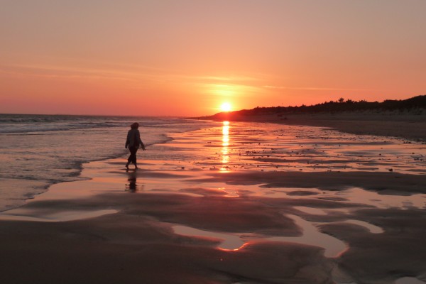 Sunset on Le Bois Plage en Ré