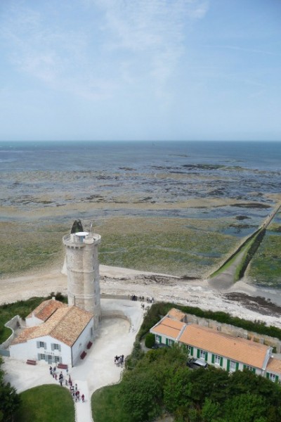 View from the top of the Phare des Baleines