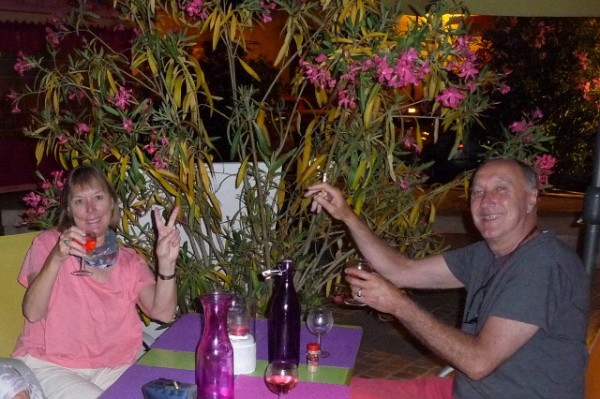 Lynne and Bill in Villeneuve les Béziers