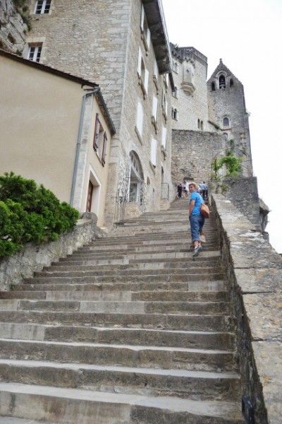 Penitents' steps, Rocamadour