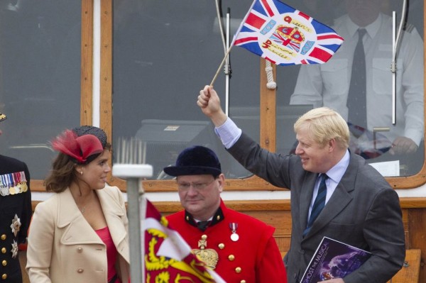 Princess+Eugenie+with+Boris+Johnson
