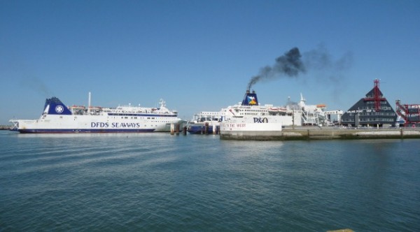 Calais docks