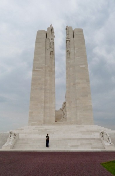 The Vimy memorial (rear)