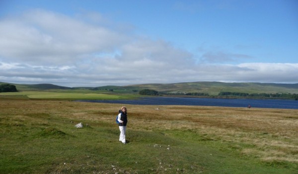 25 Very cold and windy at Malham Tarn