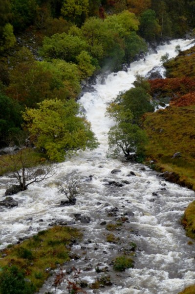 281 Casading waters in Glen Shiel