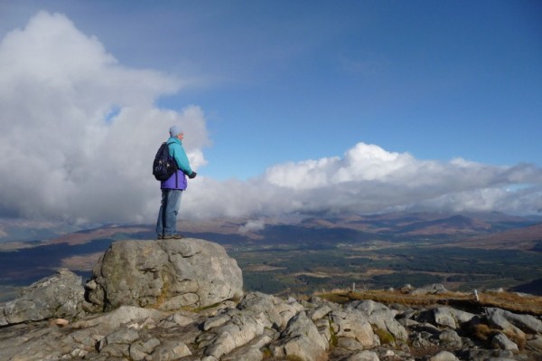 328 Rodney looking out from Aonach Mor ski area