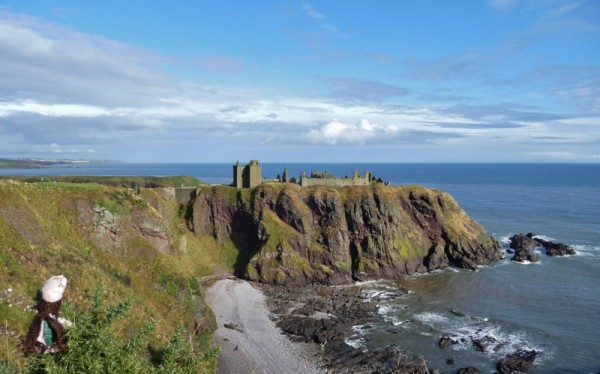 A Sunny Day At Dunnottar Castle, Scotland