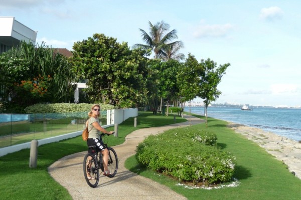 Cycling Around Sentosa
