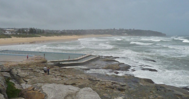 Stormy day at Curl Curl Beach