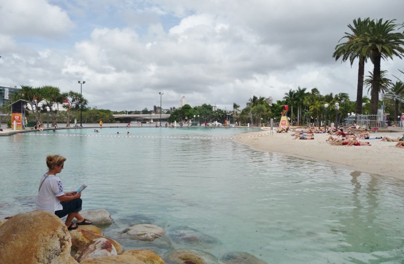 Streets Beach in Brisbane