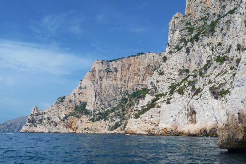 Looking west along the coast