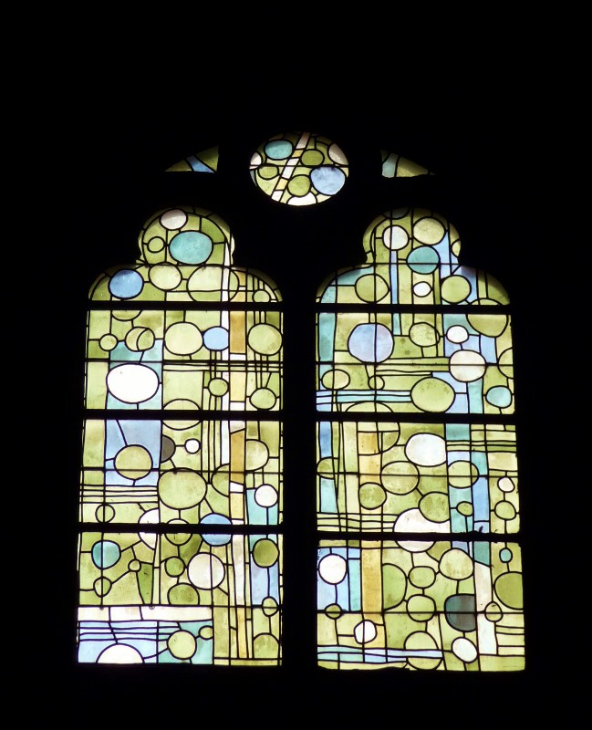 Stained glass window in Fréjus
