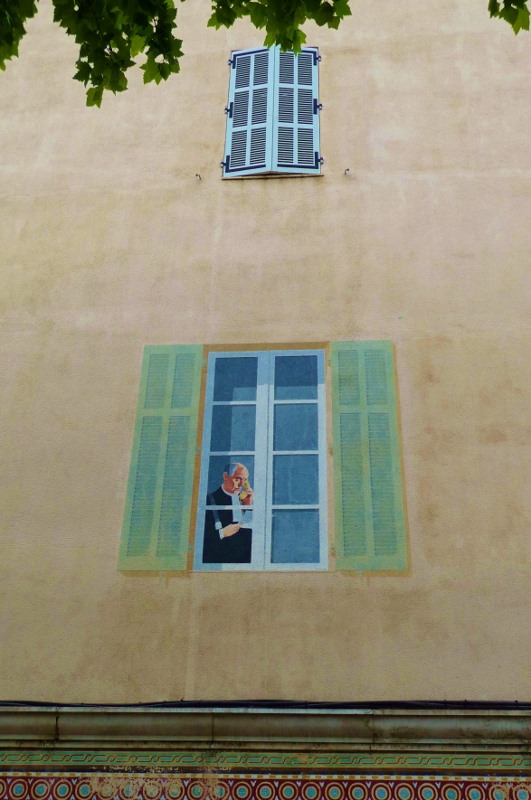 A gorgeous fake window