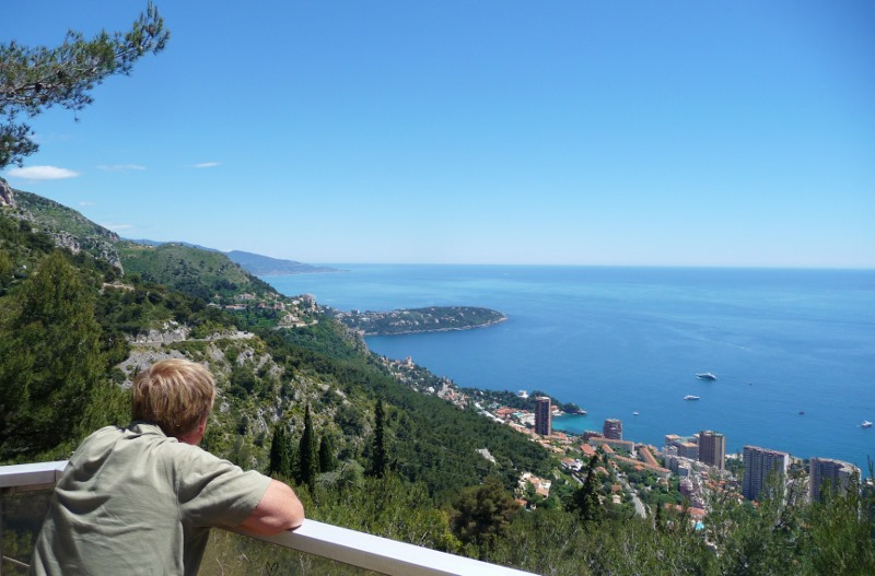 The view over Beausoleil and Cap Martin