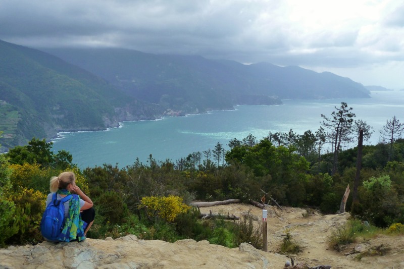 Our first view of the Cinque Terre