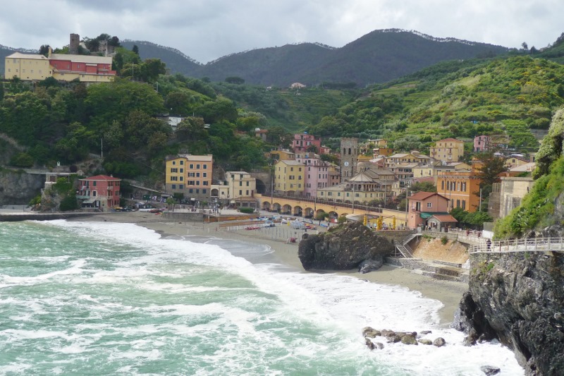 Looking back at Monterosso al Mare