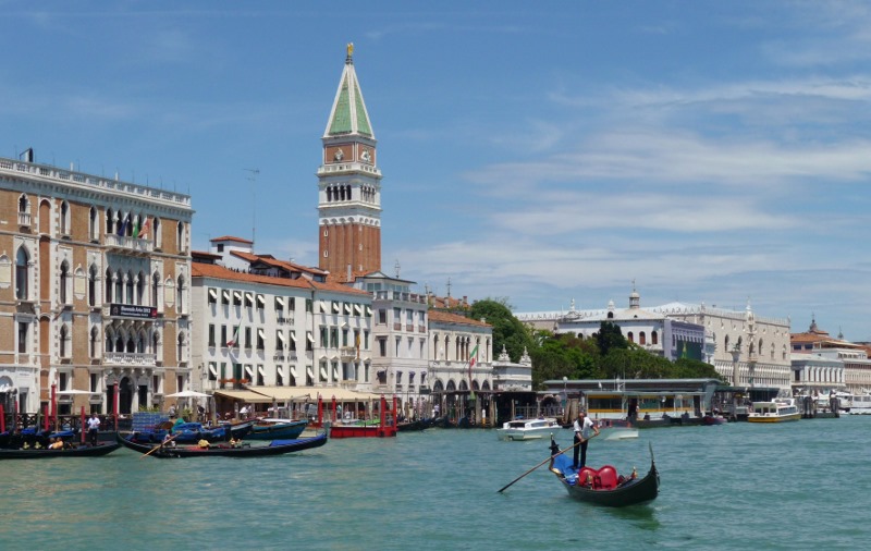 The postcard view of Venice