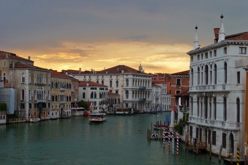 Sunset over the Canal Grande