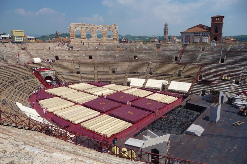 Inside the Verona Arena