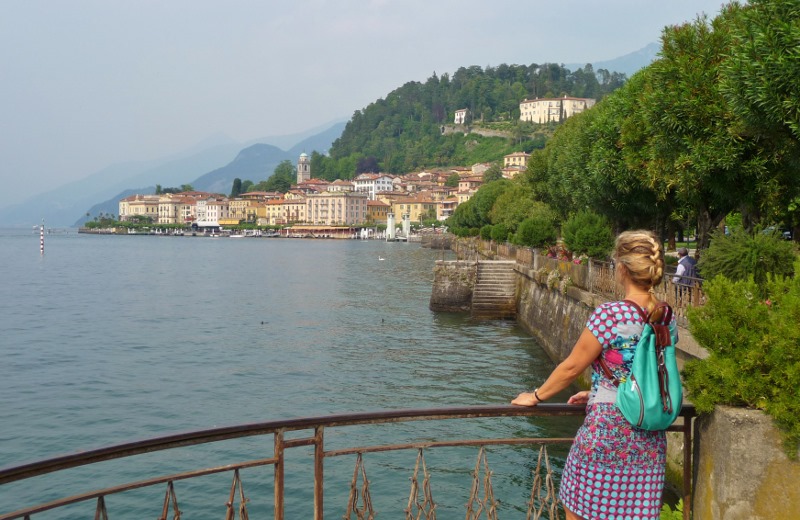 Looking back at Bellagio