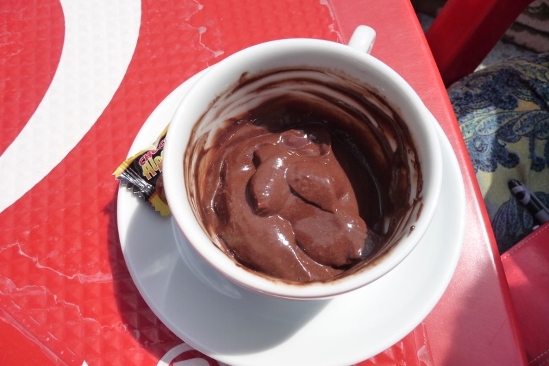 Hot chocolate Italian style