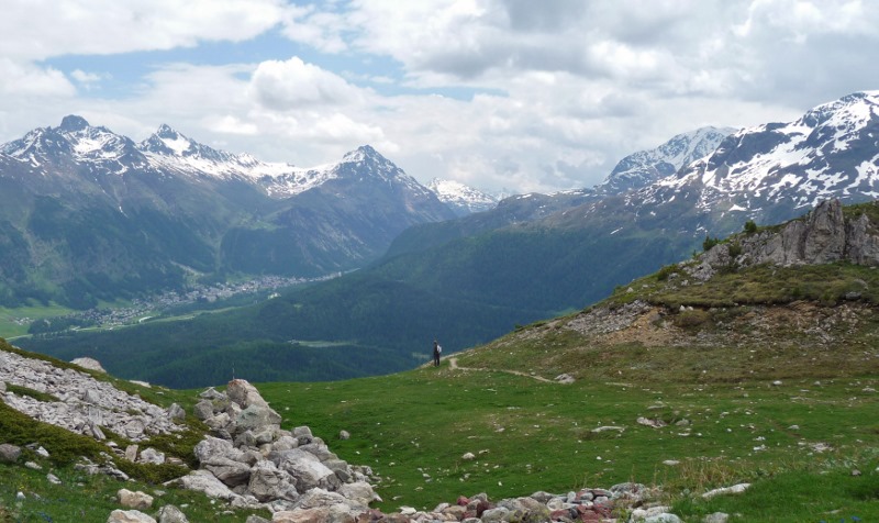 Looking toward Pontresina