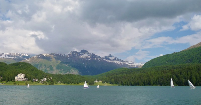 St Moritz See in the evening