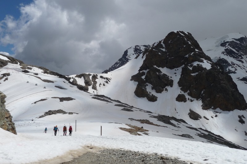 Climbers at Diavolezza