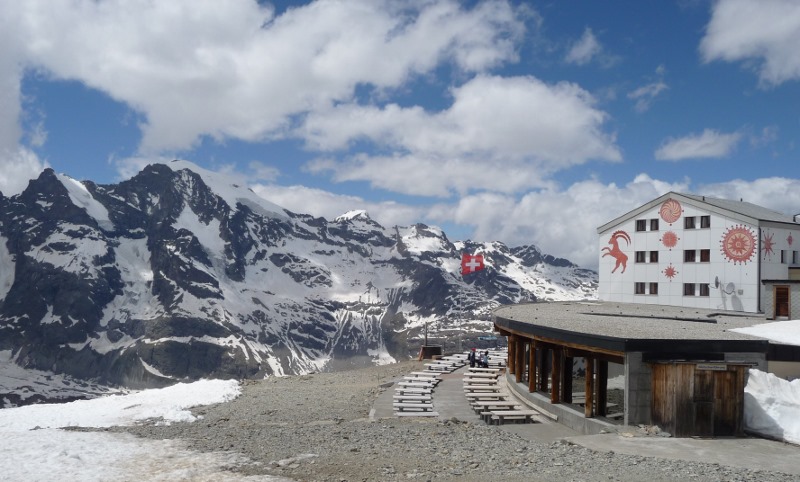 Mountain top restaurant at Diavolezza