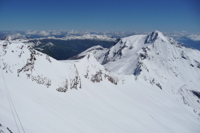 Looking towards the Italian Alps