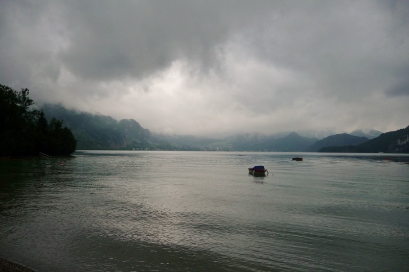 Morning clouds over Wolfgangsee