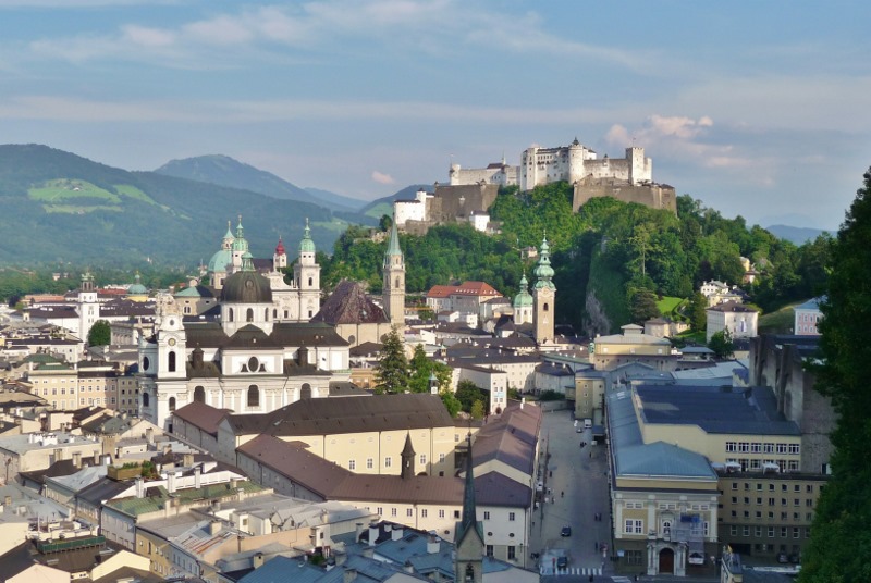 Hohensalzburg Fortress from the Panorama Terrace