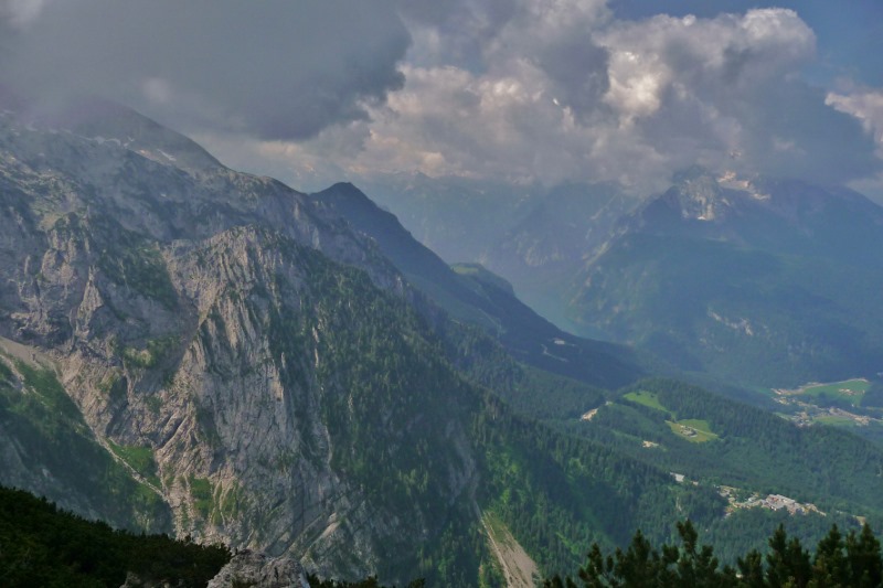 The view over Koningsee from Kehlsteinhaus
