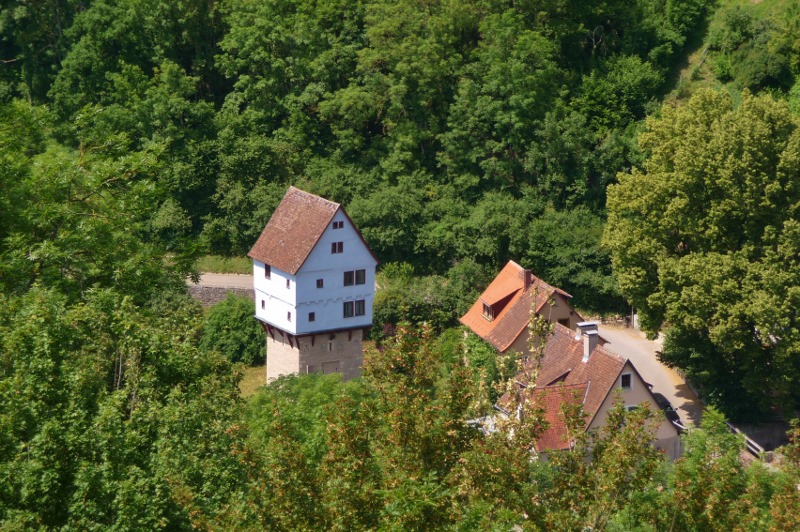 Topplerschlöss down in the Tauber Valley