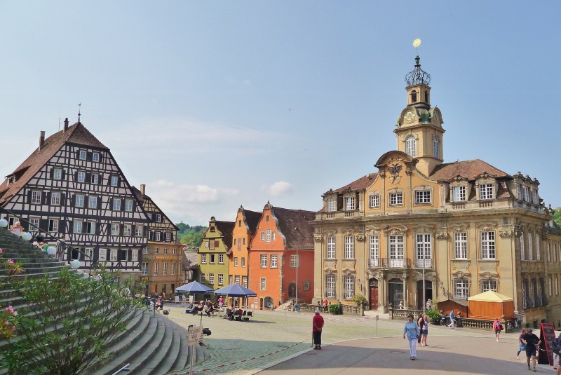 The baroque Rat Haus in Marktplatz