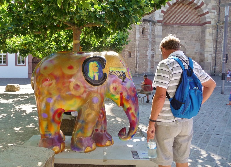There were elephants all over the city of Trier !!!