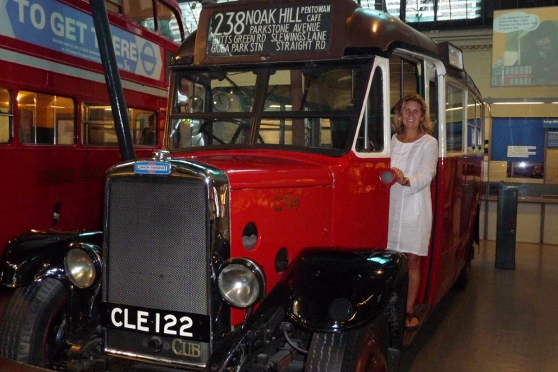 A very old bus