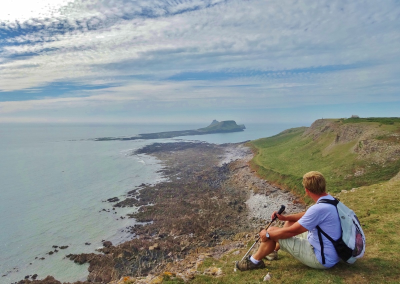 First view of Worms Head