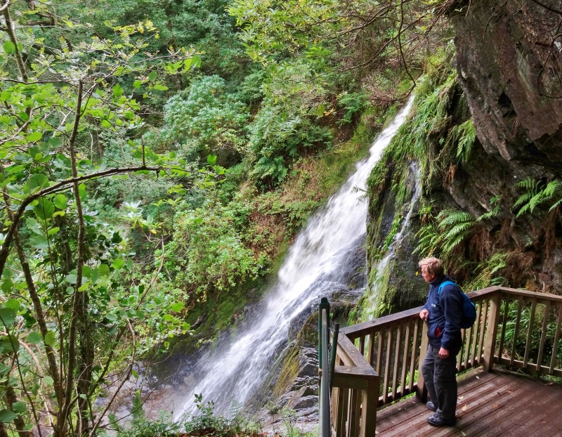A tiny part of Mynach Falls