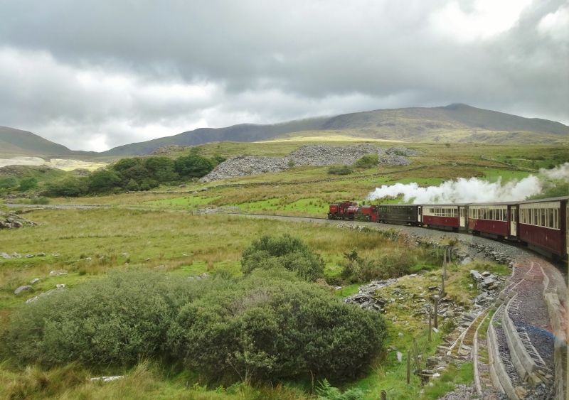 Climbing through Snowdonia