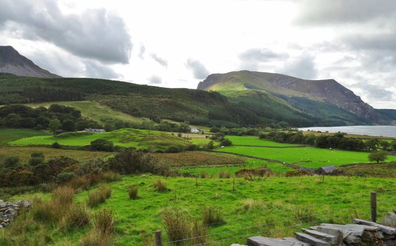 The edge of Llyn Cwellyn in Snowdonia