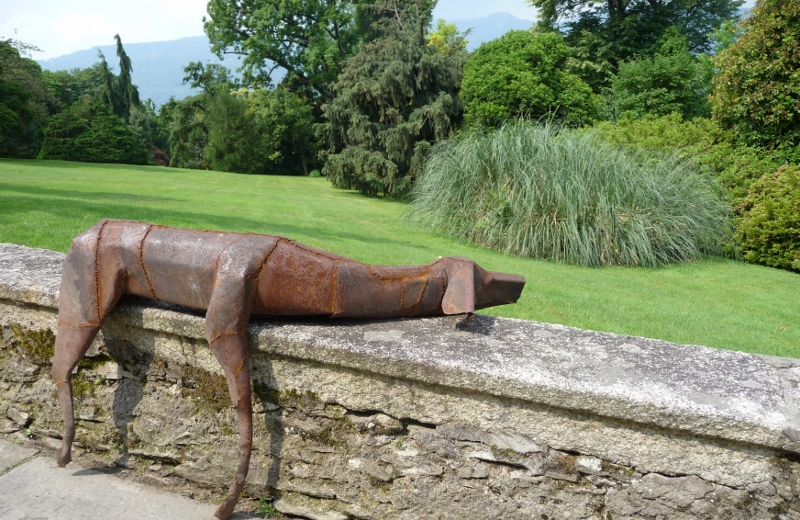 Were starting to feel as tired as this dog at Isola Madre on Lake Maggiore 