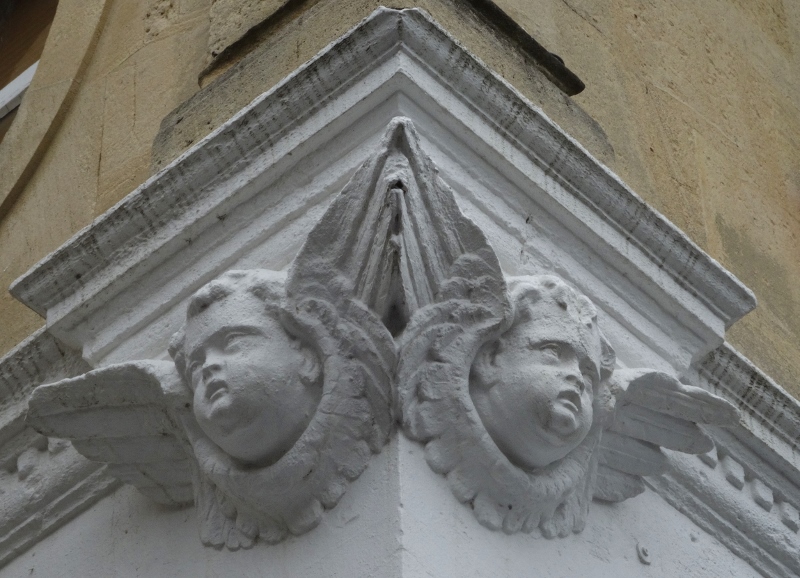 The cherubs that watched over our door
