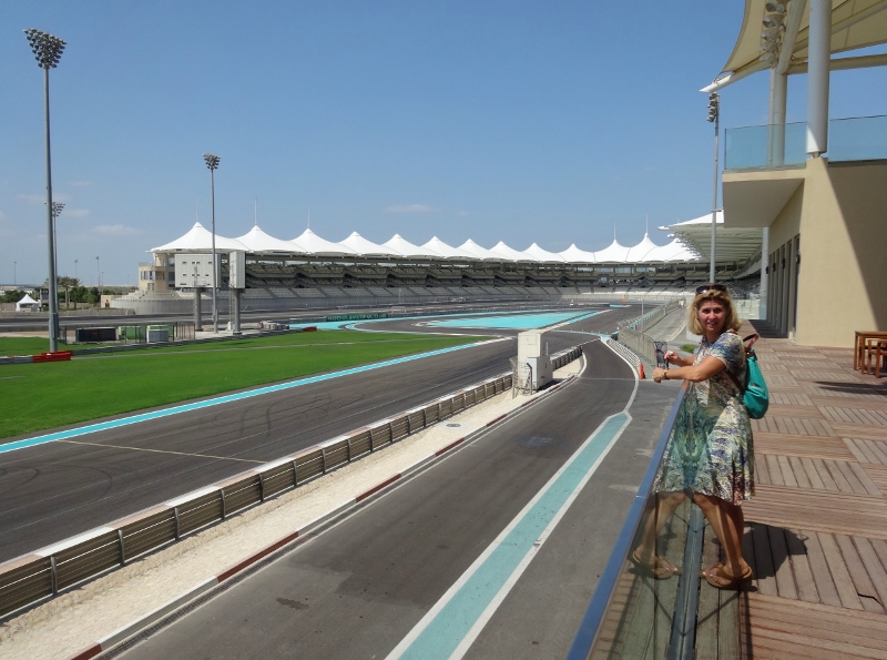 F1 Grand Prix track at Yas Island