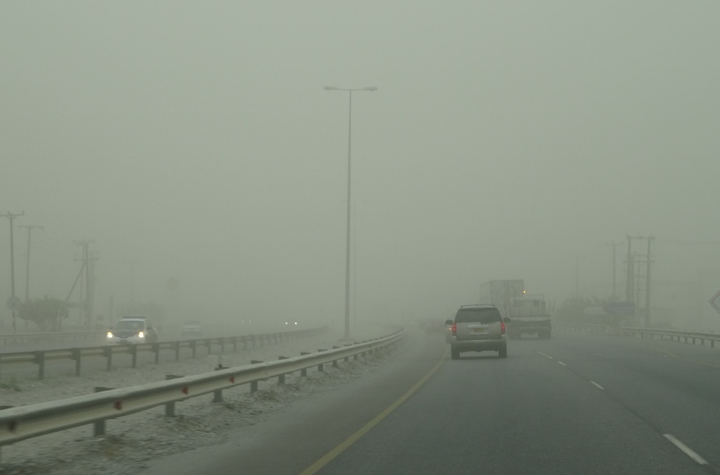 and then a dust storm....