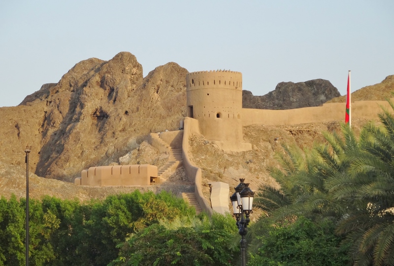 One of the forts in Muscat
