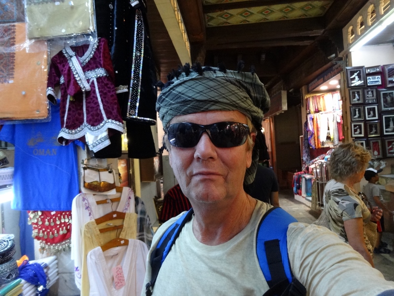 Al Rodney bin Blake in the Muscat Souk